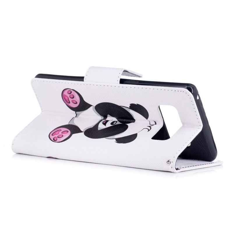 Folio Deksel for Samsung Galaxy Note 8 Morsom Panda