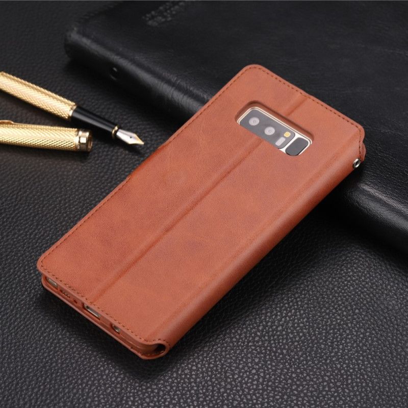 Folio Deksel for Samsung Galaxy Note 8 Svart Retro Azns