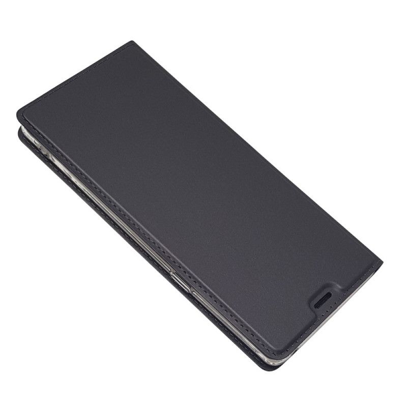 Folio Deksel Samsung Galaxy Note 8 Svart Premium Skinneffekt Anti-fall