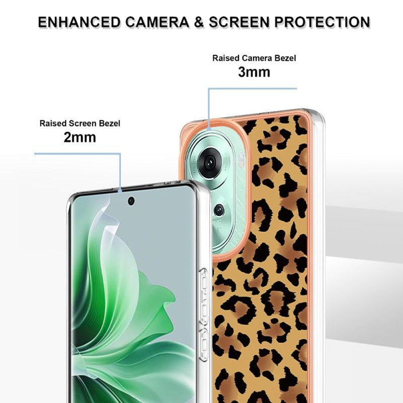 Deksel Oppo Reno 11 5g Leopardtrykk