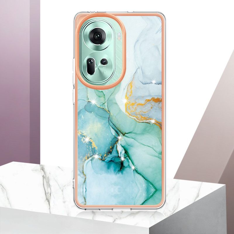 Deksel Oppo Reno 11 5g Marmormønster