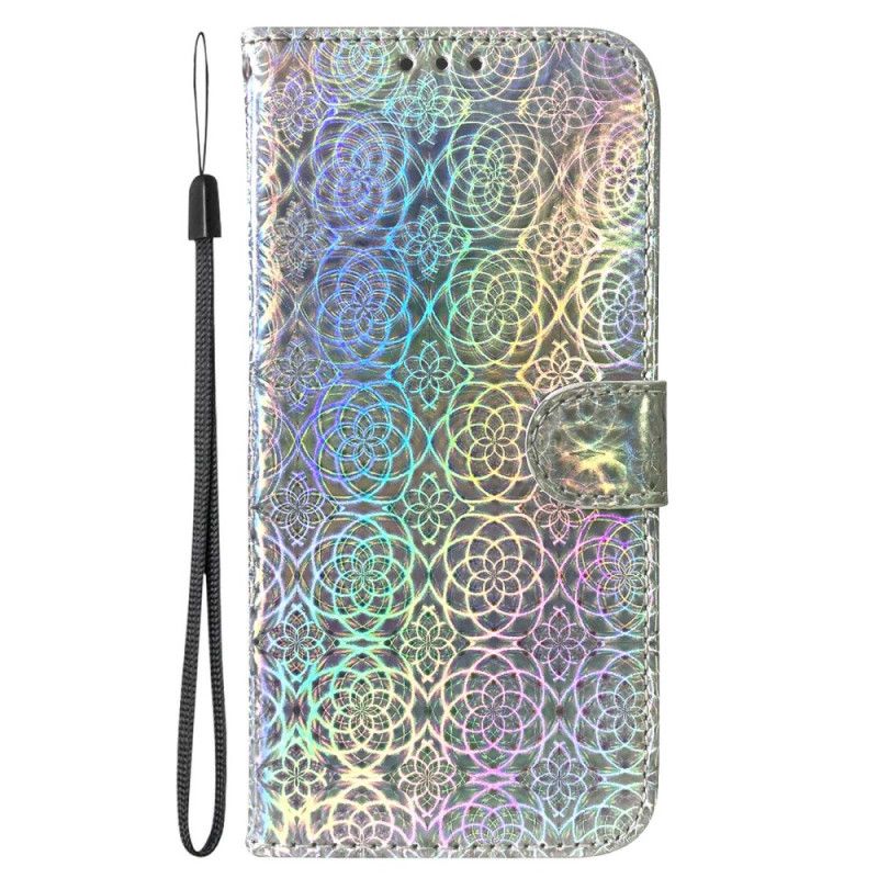 Folio Deksel Oppo Reno 11 5g Strappy Disco Style Beskyttelse Deksel