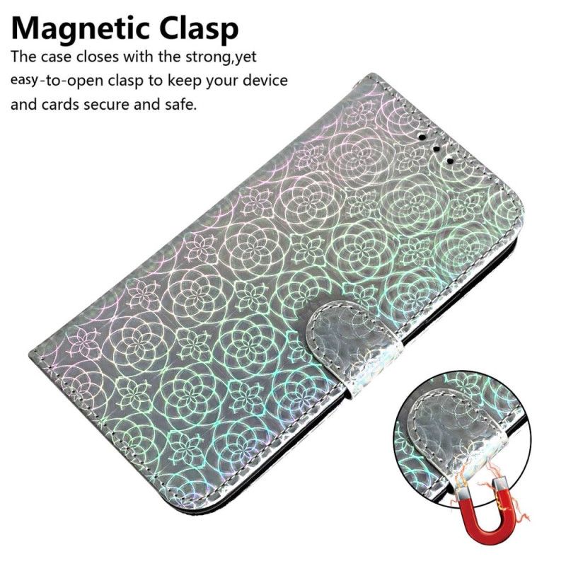 Folio Deksel Oppo Reno 11 5g Strappy Disco Style Beskyttelse Deksel