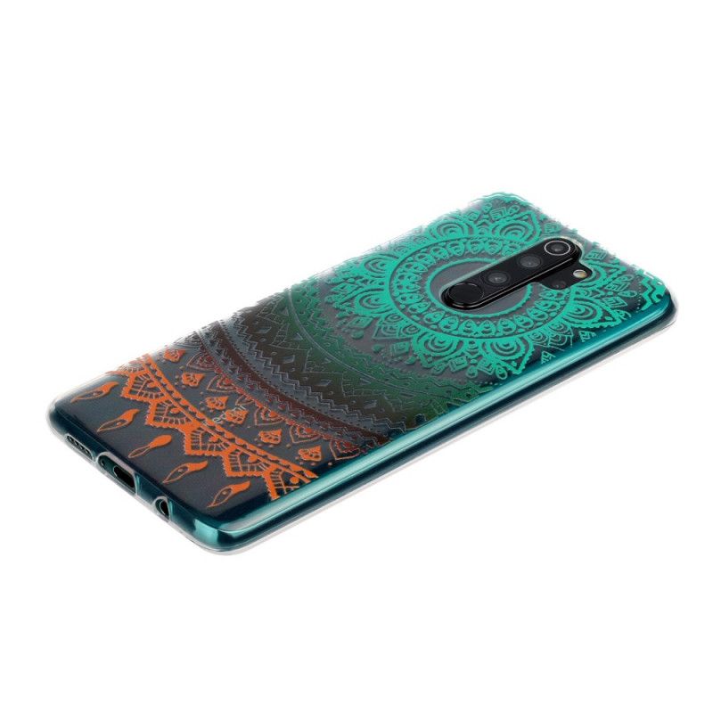 Deksel for Xiaomi Redmi Note 8 Pro Gjennomsiktig Fargerik Mandala