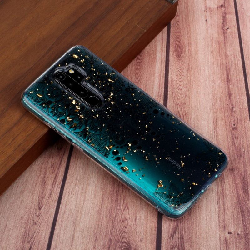 Deksel Xiaomi Redmi Note 8 Pro Gjennomsiktig Grå Mandala