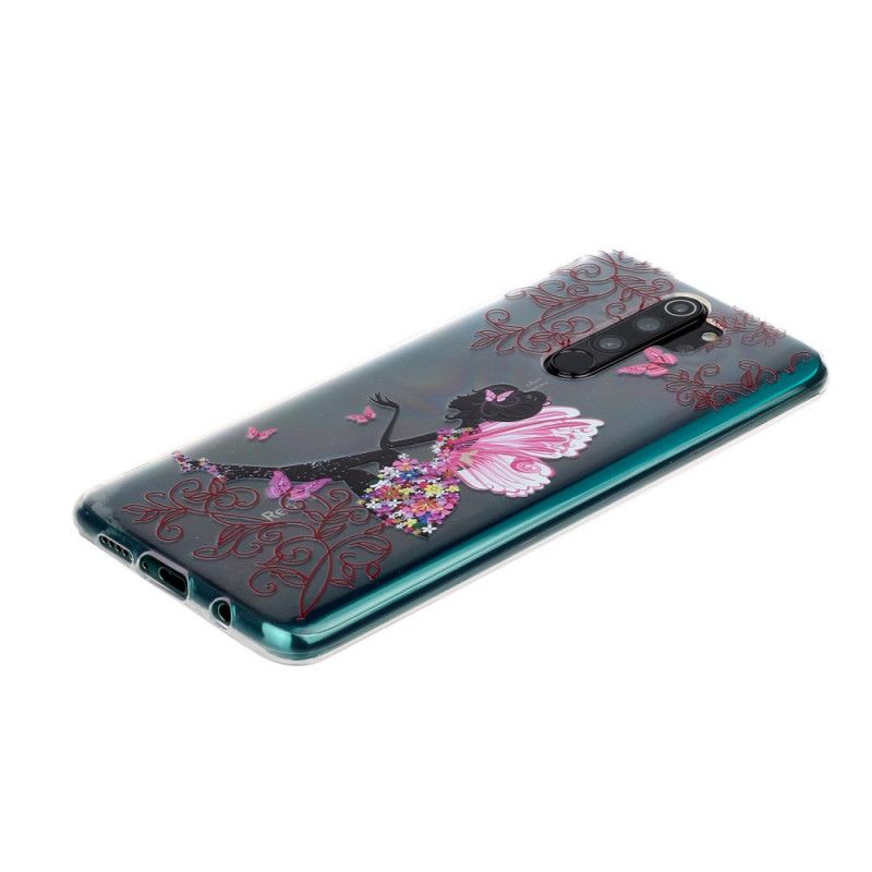 Deksel Xiaomi Redmi Note 8 Pro Mobildeksel Blomsterfe