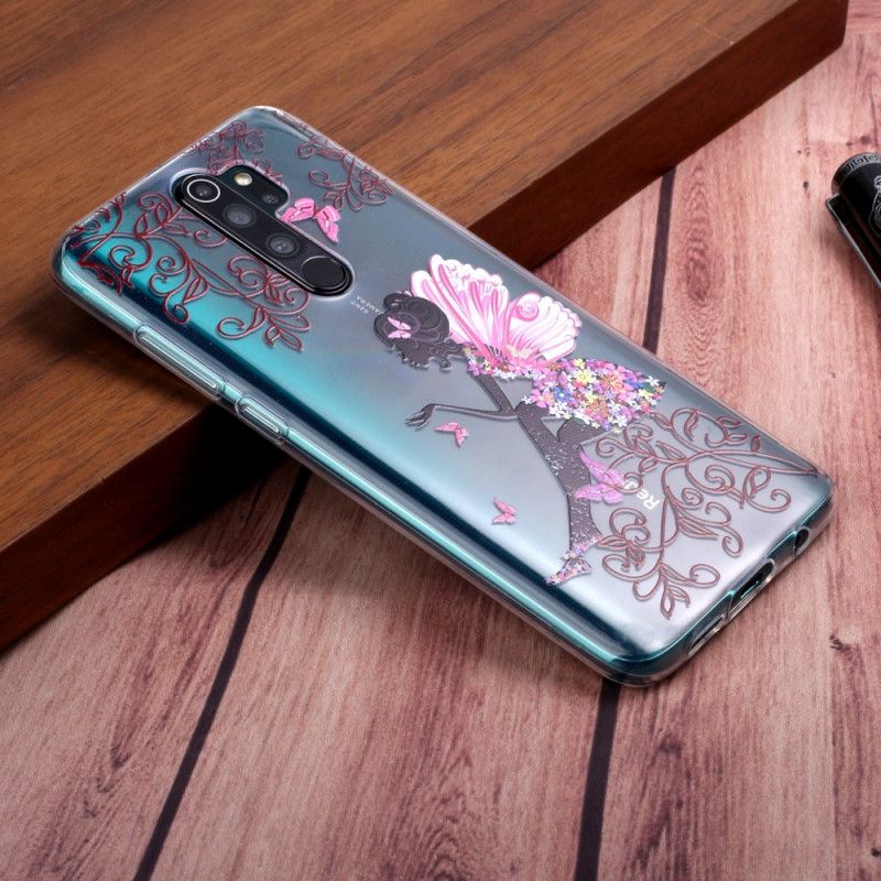 Deksel Xiaomi Redmi Note 8 Pro Mobildeksel Blomsterfe