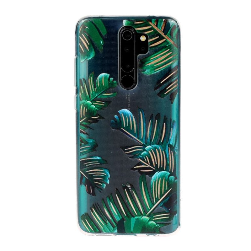 Deksel Xiaomi Redmi Note 8 Pro Mobildeksel Grønne Blader