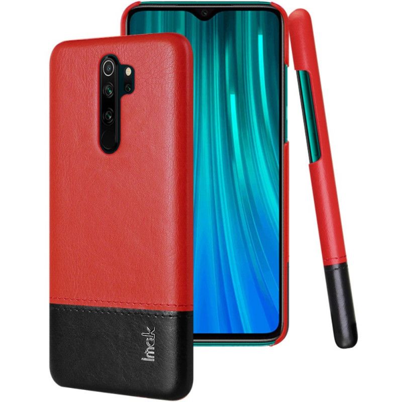 Deksel Xiaomi Redmi Note 8 Pro Rød Mobildeksel Imak Ruiyi Serie Skinneffekt