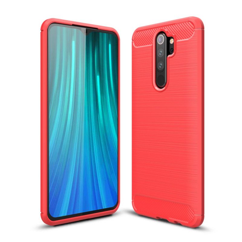 Deksel Xiaomi Redmi Note 8 Pro Svart Børstet Karbonfiber