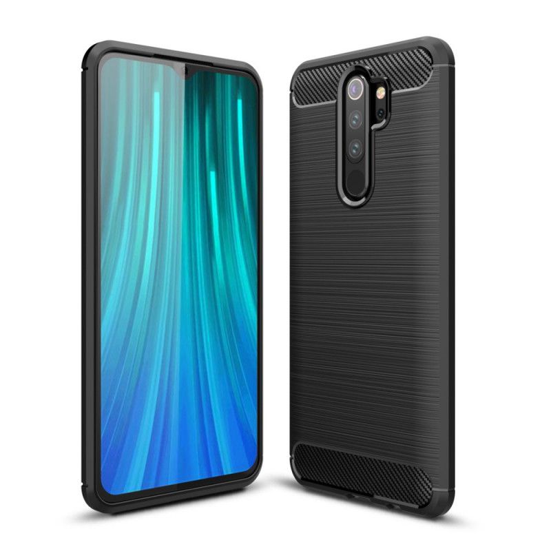 Deksel Xiaomi Redmi Note 8 Pro Svart Børstet Karbonfiber