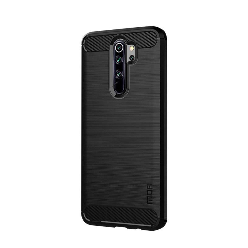 Deksel Xiaomi Redmi Note 8 Pro Svart Mofi Børstet Karbonfiber Anti-fall