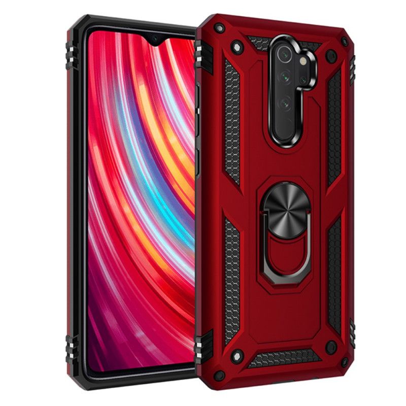 Deksel Xiaomi Redmi Note 8 Pro Svart Premium Ring Anti-fall