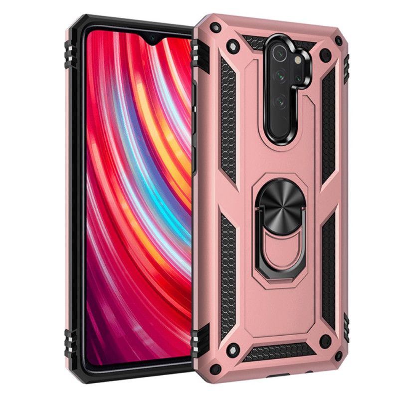 Deksel Xiaomi Redmi Note 8 Pro Svart Premium Ring Anti-fall