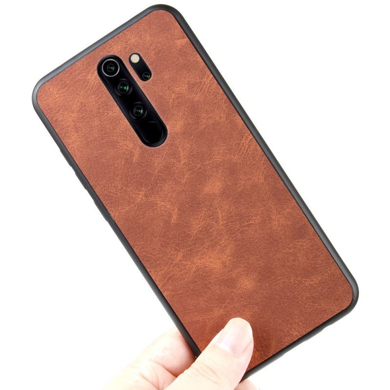 Deksel Xiaomi Redmi Note 8 Pro Svart Skinneffekt I Vintage Utseende