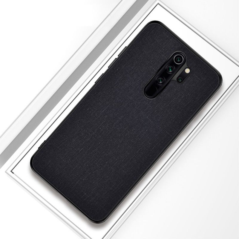 Deksel Xiaomi Redmi Note 8 Pro Svart Stofftekstur Beskyttelse