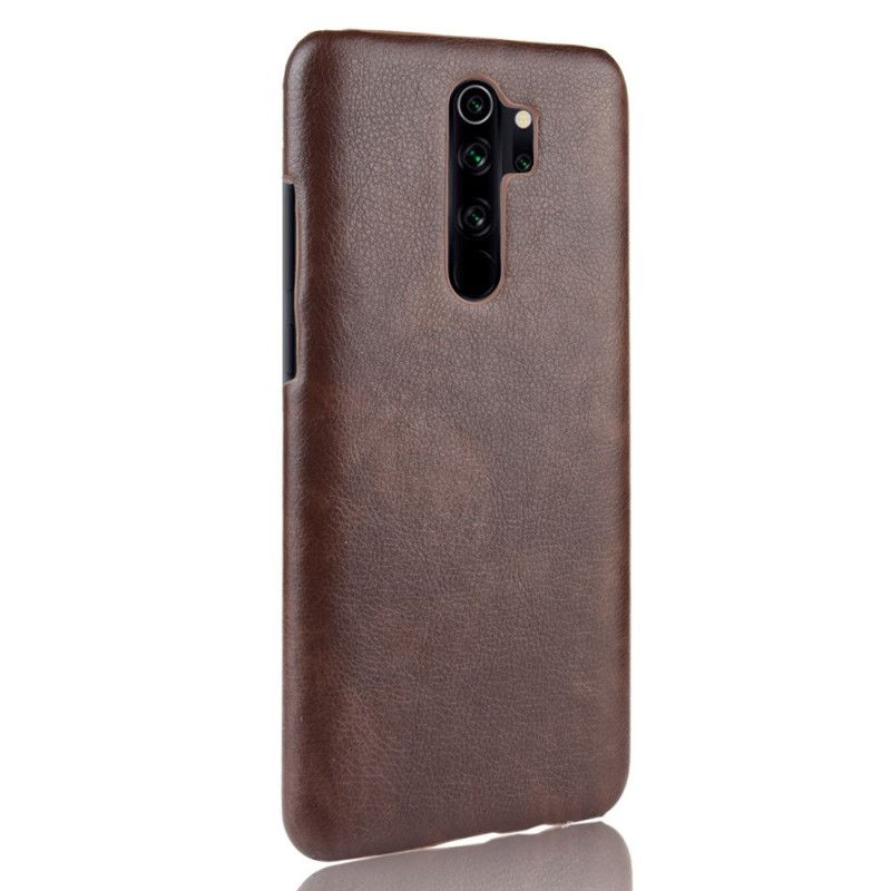 Deksel Xiaomi Redmi Note 8 Pro Svart Ytelse Lychee-Skinneffekt