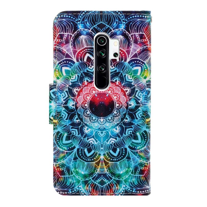 Folio Deksel for Xiaomi Redmi Note 8 Pro Prangende Mandala Med Tanga