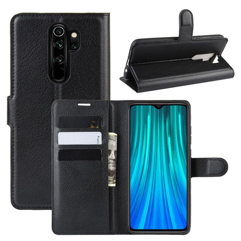 Folio Deksel for Xiaomi Redmi Note 8 Pro Svart Klassisk