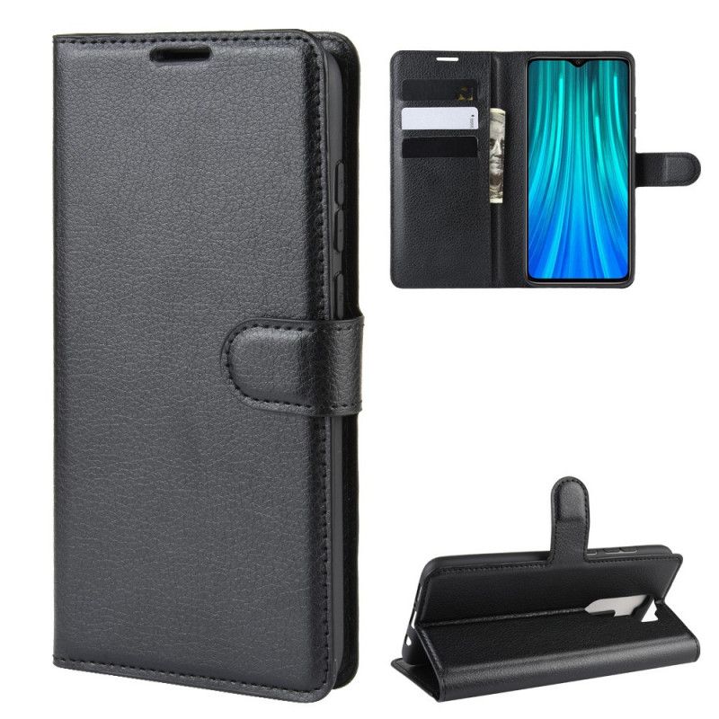 Folio Deksel for Xiaomi Redmi Note 8 Pro Svart Klassisk