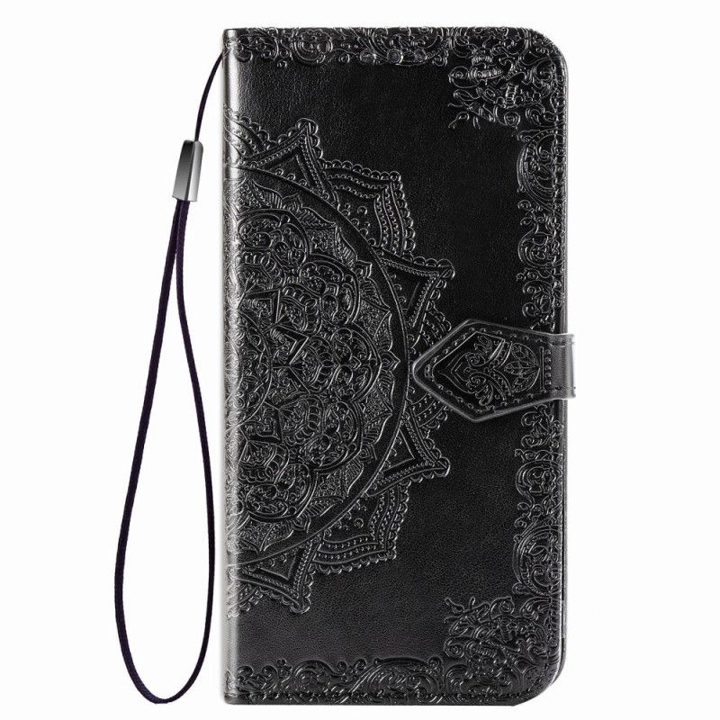 Folio Deksel for Xiaomi Redmi Note 8 Pro Svart Middelaldermandala