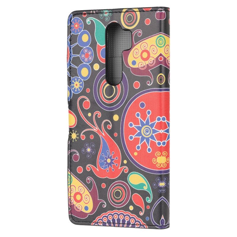 Folio Deksel Xiaomi Redmi Note 8 Pro Galakse Design Anti-fall