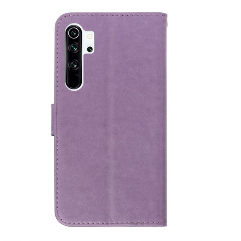 Folio Deksel Xiaomi Redmi Note 8 Pro Lilla Blomstersjarm