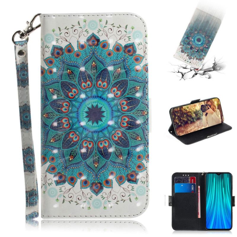 Folio Deksel Xiaomi Redmi Note 8 Pro Mesterlig Mandala Med Tanga