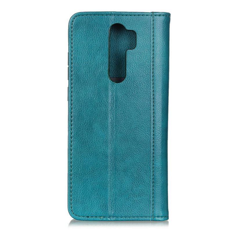 Folio Deksel Xiaomi Redmi Note 8 Pro Svart Delt Lychee-Versjon