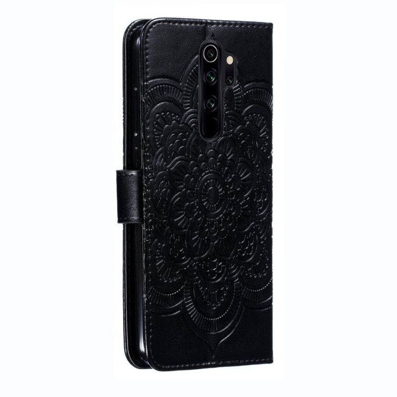 Folio Deksel Xiaomi Redmi Note 8 Pro Svart Hele Mandalaen Beskyttelse