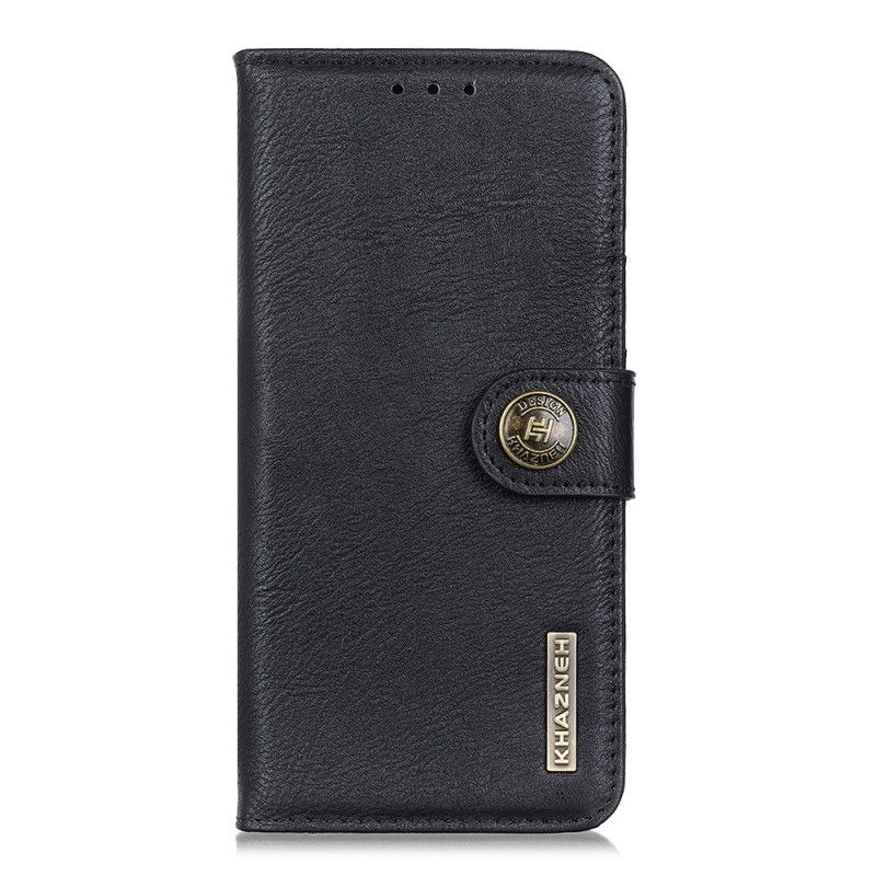 Folio Deksel Xiaomi Redmi Note 8 Pro Svart Khazneh Lærimitasjon Beskyttelse