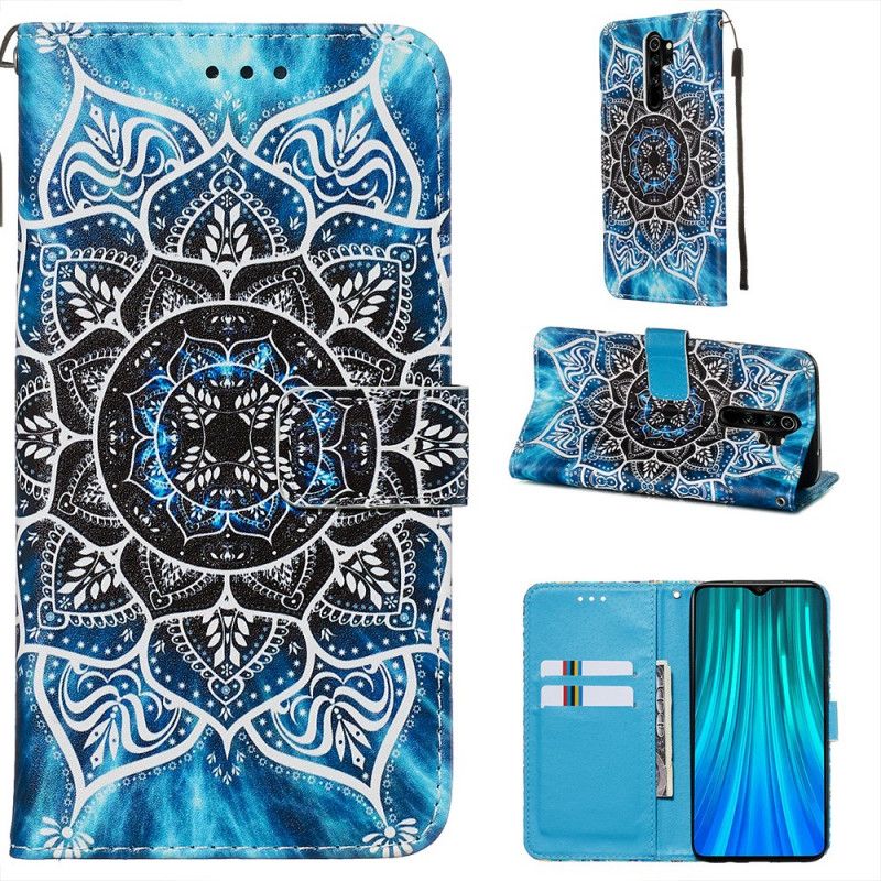 Folio Deksel Xiaomi Redmi Note 8 Pro Svart Tanga Mandala Beskyttelse