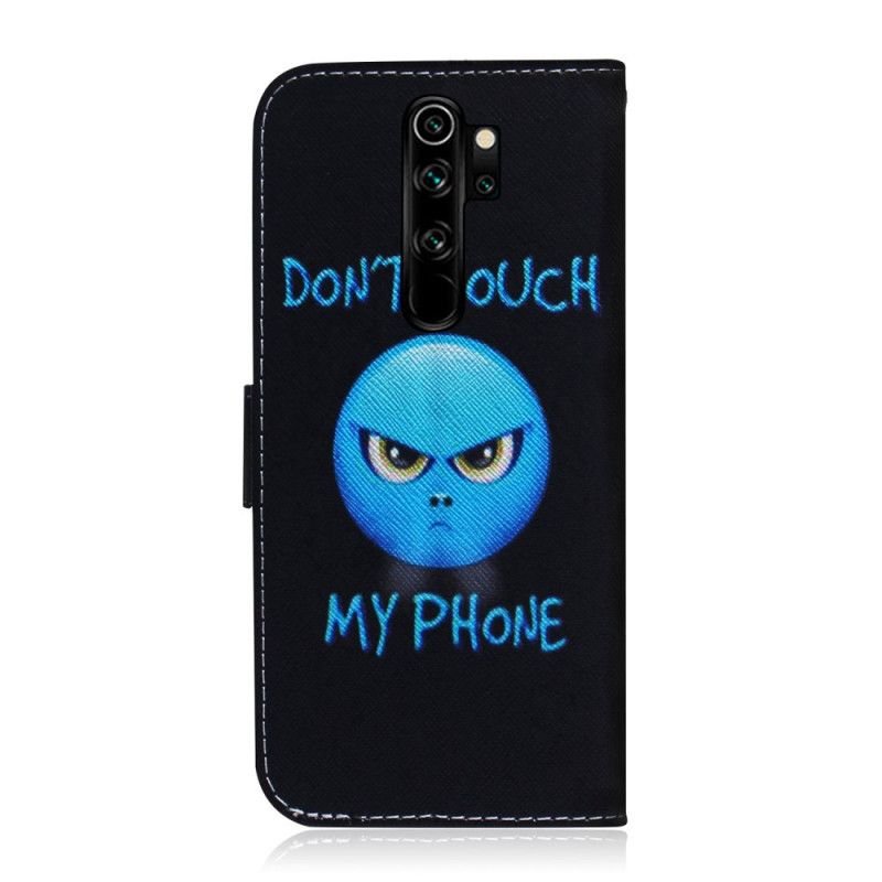 Lærdeksel Folio Deksel Xiaomi Redmi Note 8 Pro Emoji-Telefon