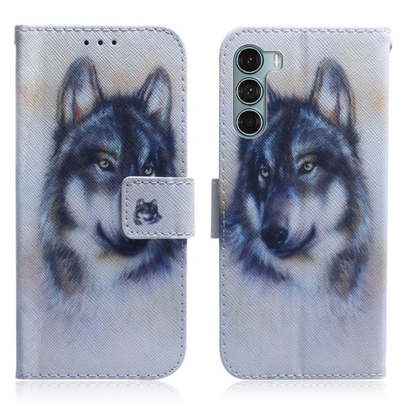 Folio Deksel Moto G200 5g Canine Look Beskyttelse Deksel