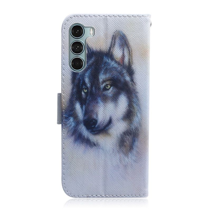 Folio Deksel Moto G200 5g Canine Look Beskyttelse Deksel