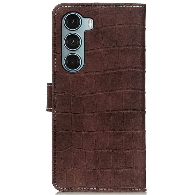 Folio Deksel Moto G200 5g Crocodile Power