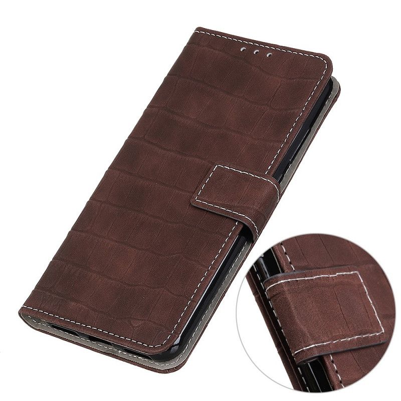 Folio Deksel Moto G200 5g Crocodile Power