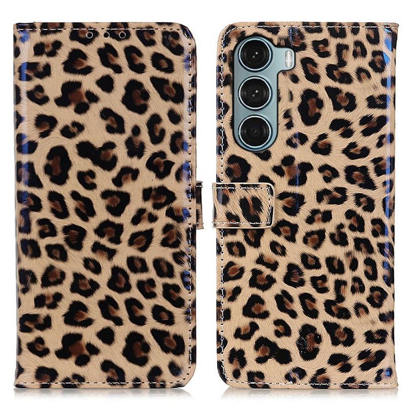 Folio Deksel Moto G200 5g Leopard