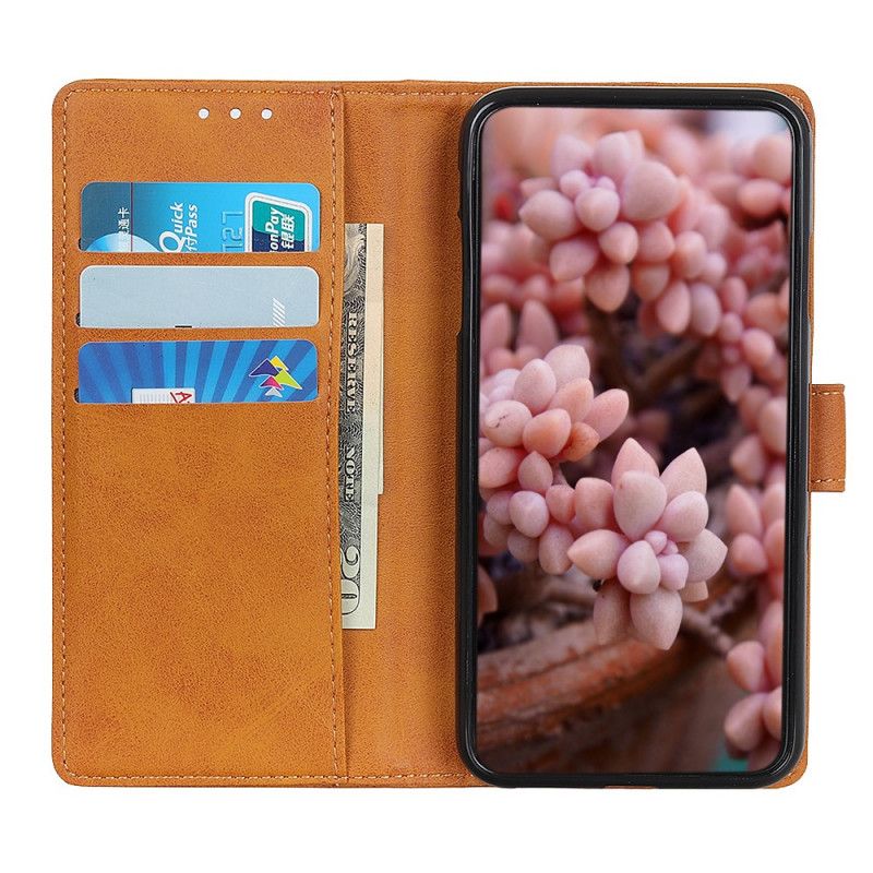 Folio Deksel Moto G200 5g Retro Matt Skinneffekt