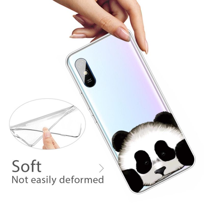 Deksel for Xiaomi Redmi 9A Gjennomsiktig Panda