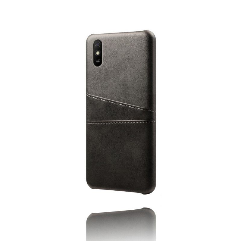 Deksel for Xiaomi Redmi 9A Svart Kortholder