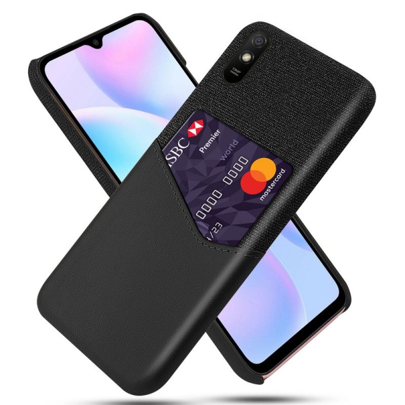 Deksel for Xiaomi Redmi 9A Svart Ksq Kortholder