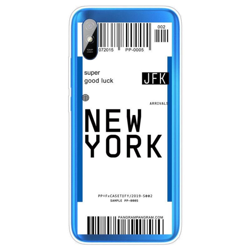 Deksel for Xiaomi Redmi 9A Svart Pass Til New York