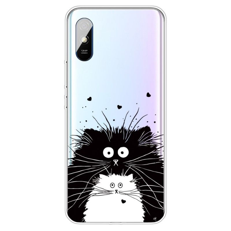 Deksel for Xiaomi Redmi 9A Svart Se På Kattene