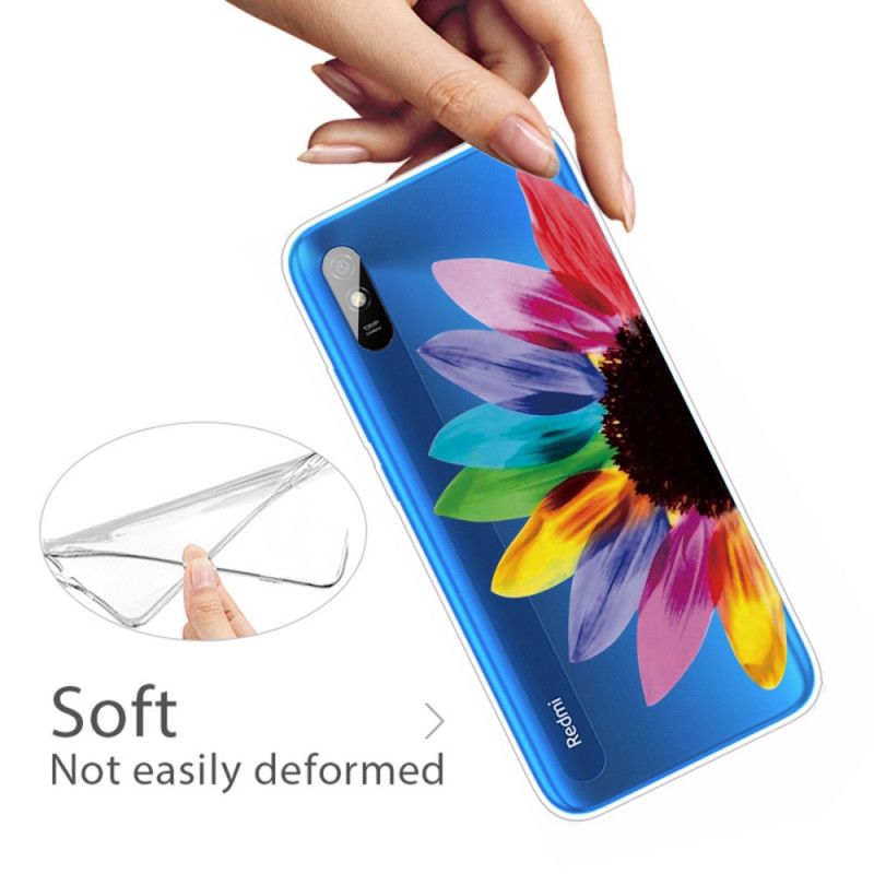 Deksel Xiaomi Redmi 9A Farget Blomst