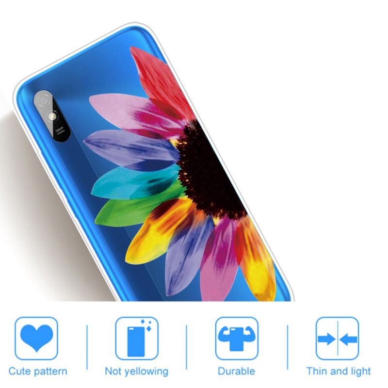 Deksel Xiaomi Redmi 9A Farget Blomst