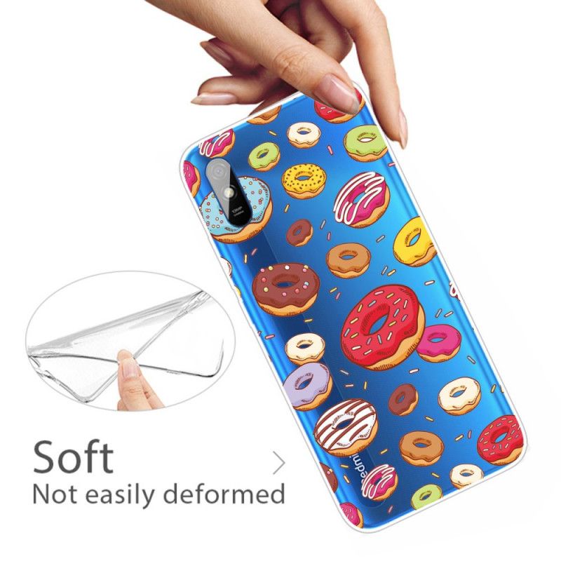 Deksel Xiaomi Redmi 9A Kjærlighetsdoughnuts