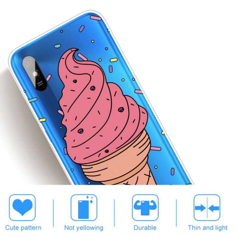 Deksel Xiaomi Redmi 9A Mobildeksel Iskrem