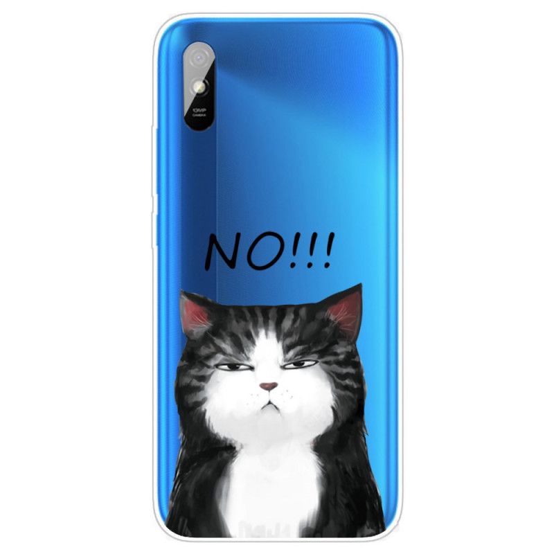 Deksel Xiaomi Redmi 9A Mobildeksel Katten Som Sier Nei