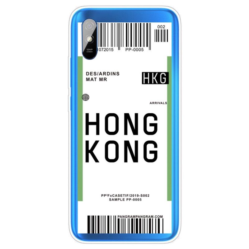 Deksel Xiaomi Redmi 9A Ombordstigningskort Til Hong Kong